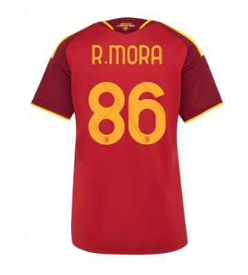 AS Roma Rodrigo Mora #86 Hjemmebanetrøje Dame 2026-27 Kortærmet